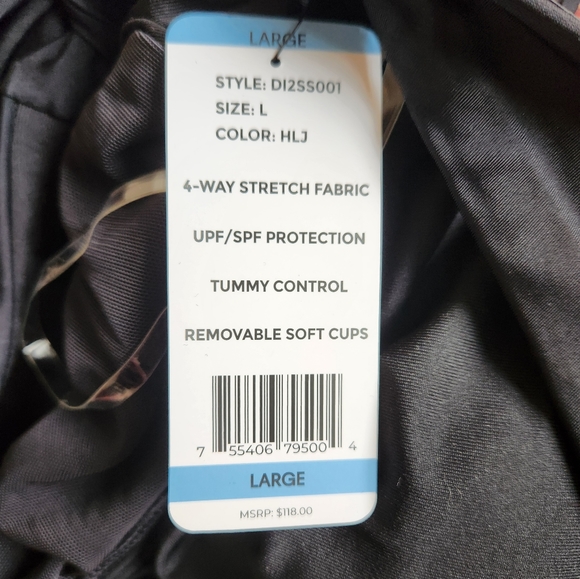 DKNY halter one piece swimsuit - Picture 5 of 7